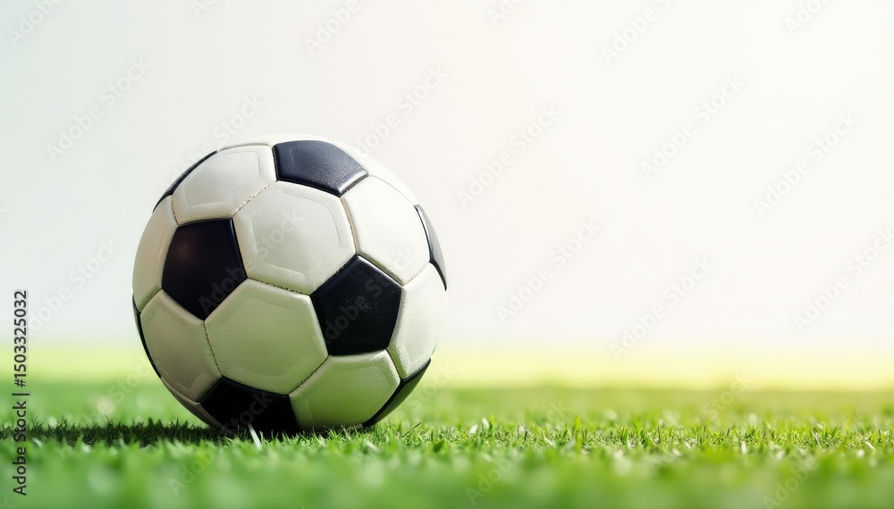 Obraz premium Well-worn football against pure white backdrop , game, object, retro