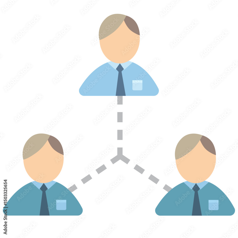 set of funny cartoon manager set of funny cartoon manager