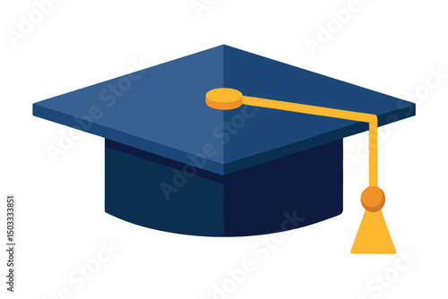    Graduation cap vector illustration.
