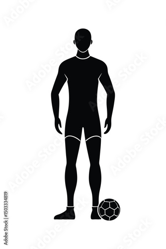 Boxer in Guard Position Silhouette