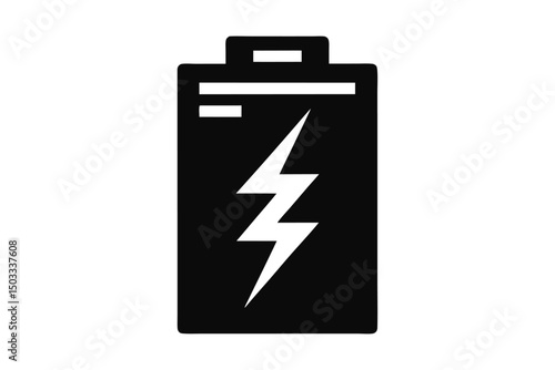 battery isolated on white background