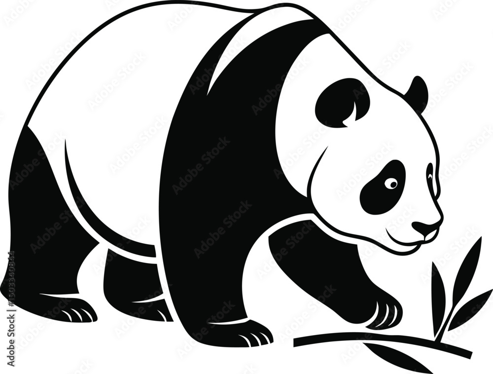 Obraz premium panda in the forest