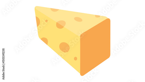 cheese on white background