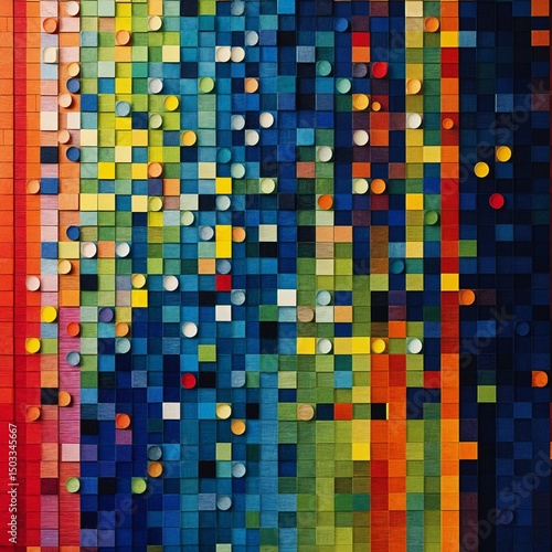 abstract colorful geometric background