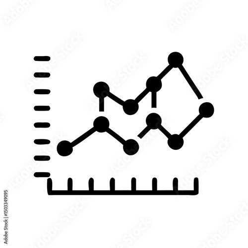 creative and simple minimal details Outline silhouette product statistics icon  sign vector