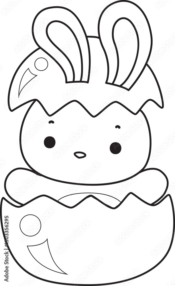 Outline of Illustration of cute bunny icon.
Lineart of Funny rabbit in daily activities elements. Outline of Illustration of cute bunny icon.
Lineart of Funny rabbit in daily activities elements.