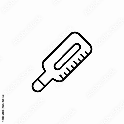 medicine thermometer icon sign vector