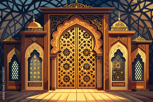 The pulpit of the Mosque grounds