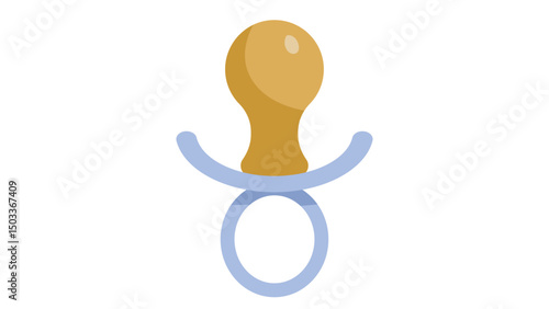 blue baby pacifier