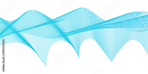 Speed lines connection vector background. Flowing futuristic dynamic motion technology. Wave curve of a smoky flow movement abstract background.