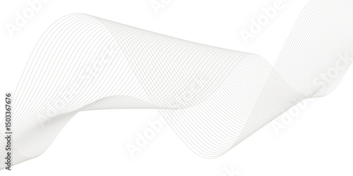 Speed lines connection vector background. Flowing futuristic dynamic motion technology. Wave curve of a smoky flow movement abstract background.