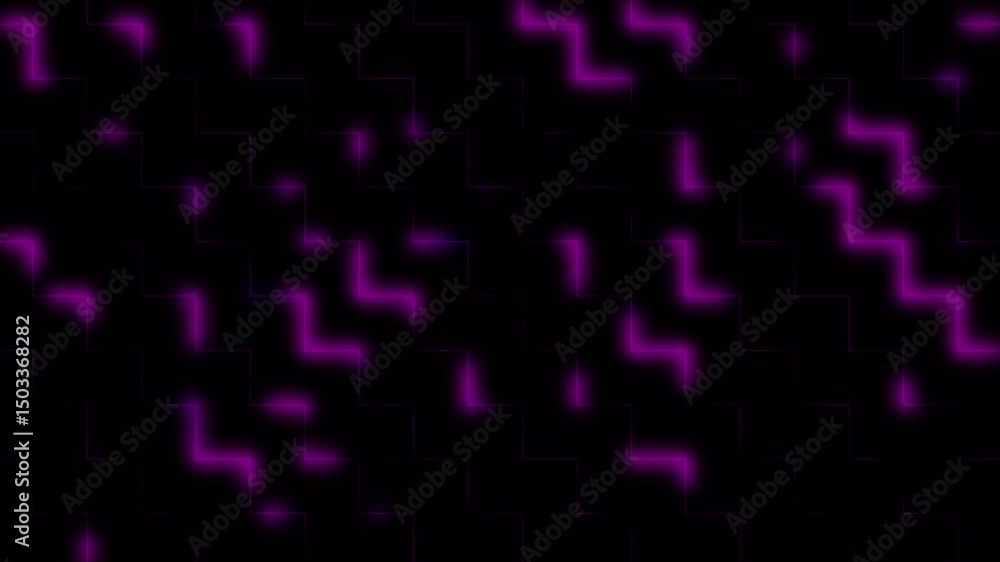 Pink grid glow, Futuristic digital tech animation background Pink grid glow, Futuristic digital tech animation background