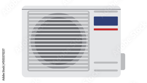 air conditioner on white background