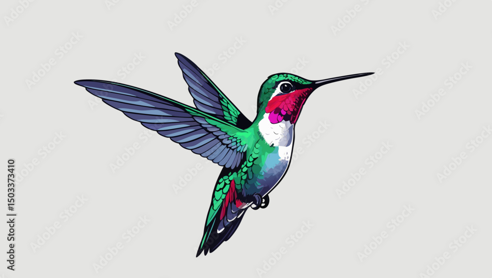 Fototapeta premium hummingbird in flight