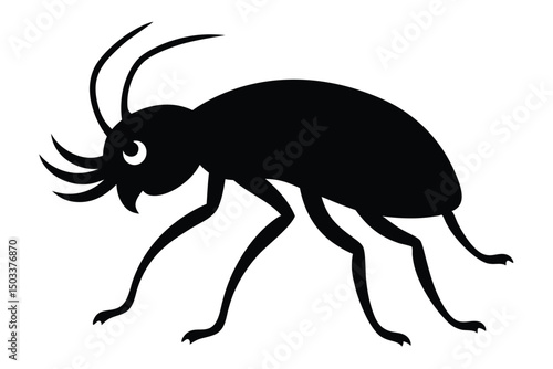 vector illustration of a bug