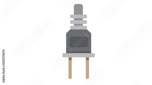 black electric plug
