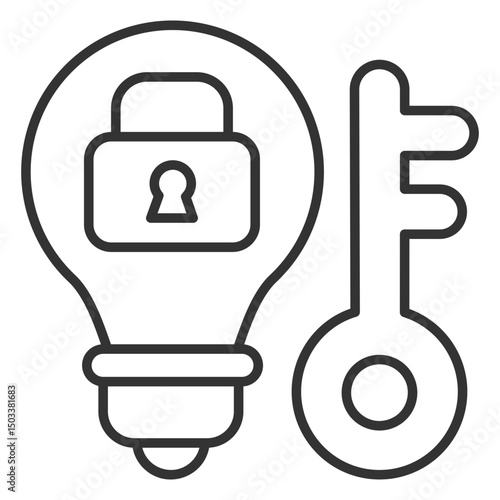 Problem Solving Outline Icon