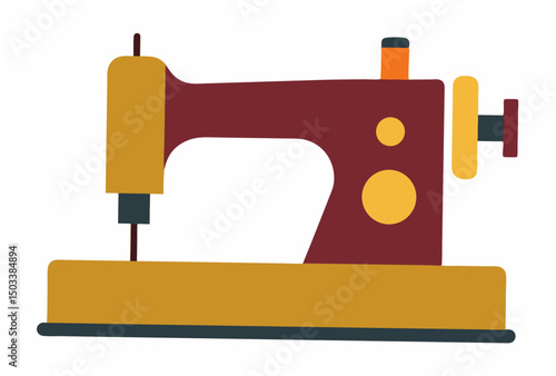 sewing machine vector illustration
