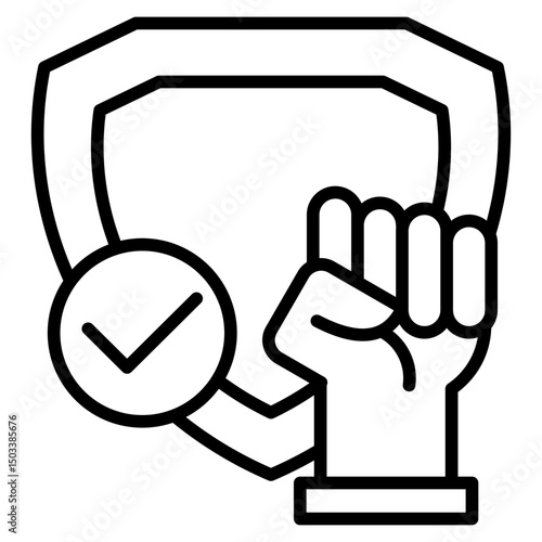 Assertiveness Outline Icon