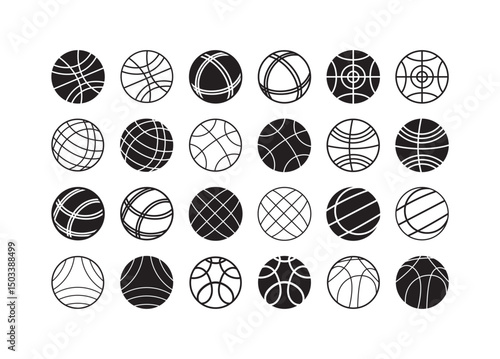 Bocce Ball Vector For Print, Bocce Ball Clipart, Bocce Ball vector Illustration