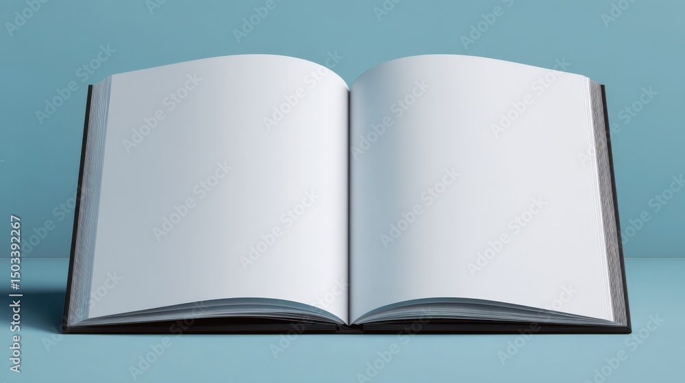 Ultra quality image of template magazine page mockup concept. Blank Album Spread on Light Background for Mockup Use. Ultra quality image of template magazine page mockup concept. Blank Album Spread on Light Background for Mockup Use.
