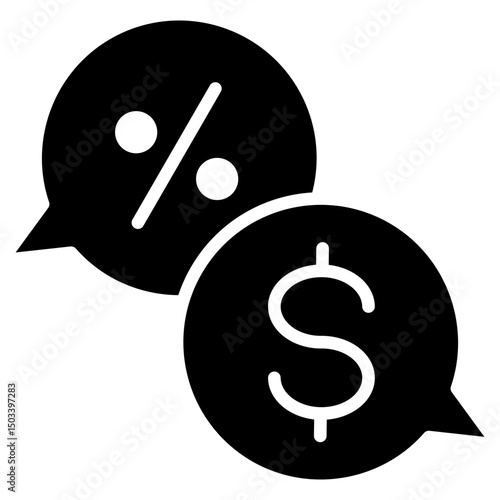 Negotiation Glyph Icon