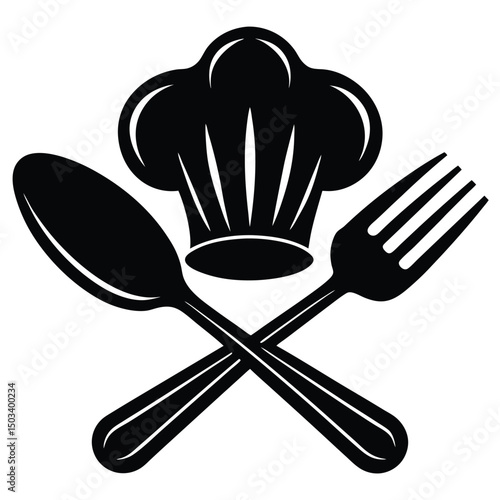 Minimal Cooking Theme with Hat and Utensil