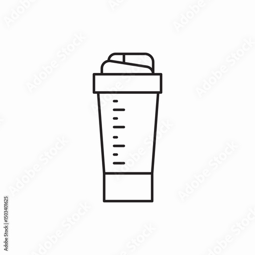 shaker blender icon sign vector