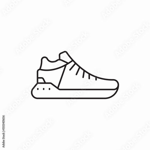 shoes sneakers icon sign vector
