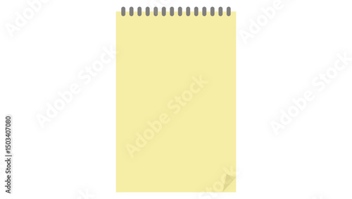 yellow note book