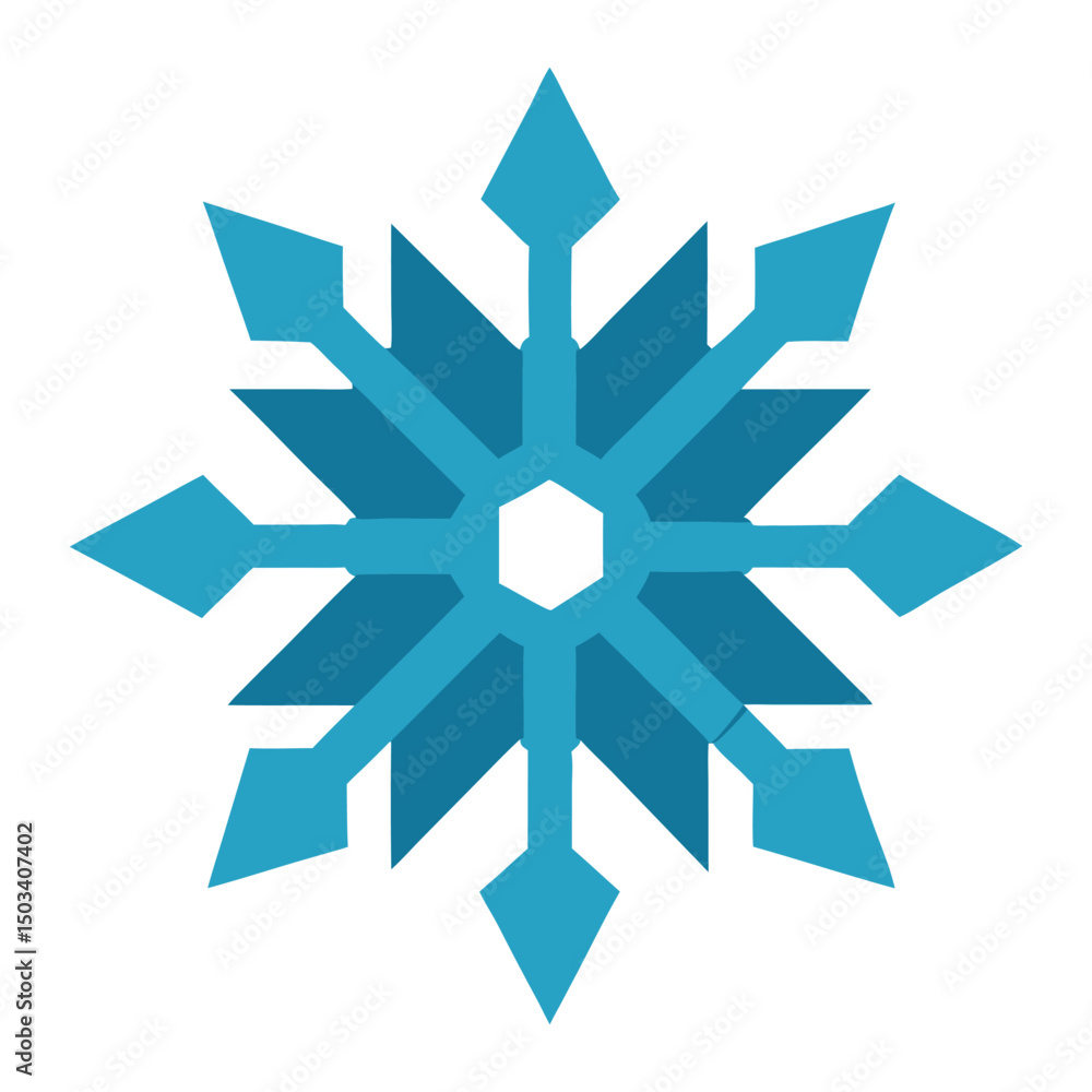 A christmas snowflake ornament on the white background.eps A christmas snowflake ornament on the white background.eps