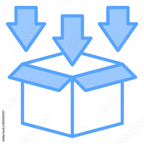 Packaging Blue Icon