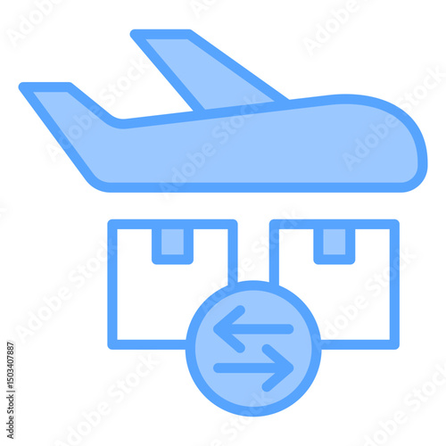 Freight Blue Icon