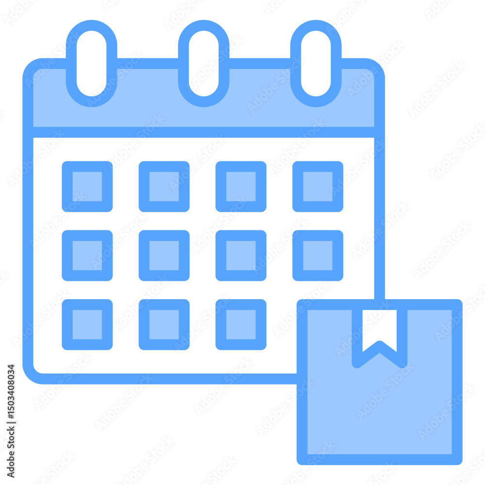 Calendar Blue Icon Calendar Blue Icon