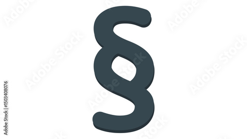 paragraph symbol on white background