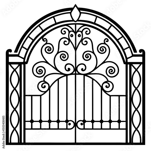 wrought iron gates