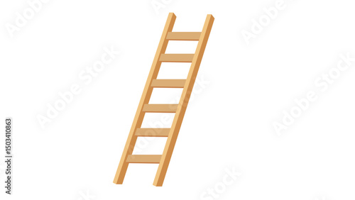 ladder isolated on white background