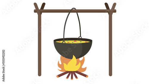 pot with fire