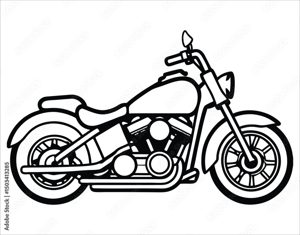 Obraz premium Lone Rider Silhouette for Poster Use