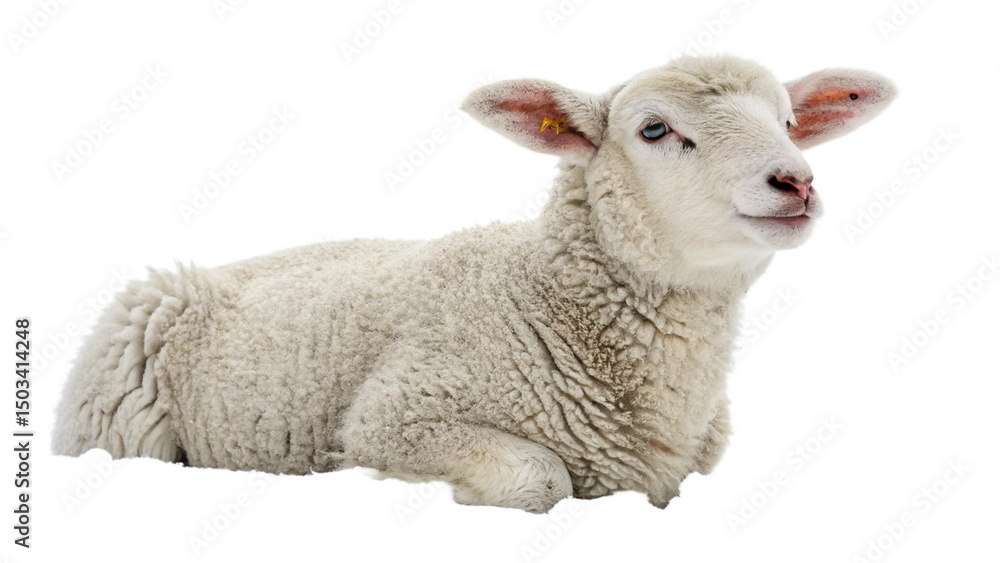 sheep isolated on white sheep isolated on white