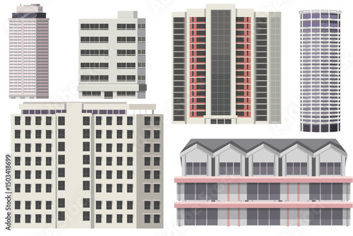 Modern Multifamily House Transparent PNG | Sustainable Urban Housing Design
