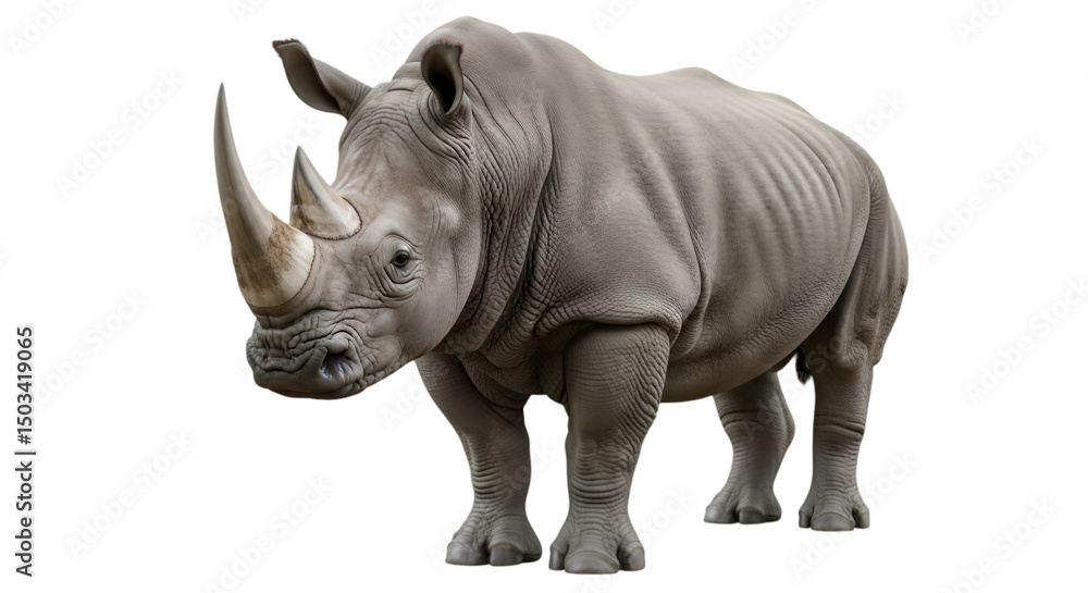 Majestic rhino textured detailed and imposing Majestic rhino textured detailed and imposing