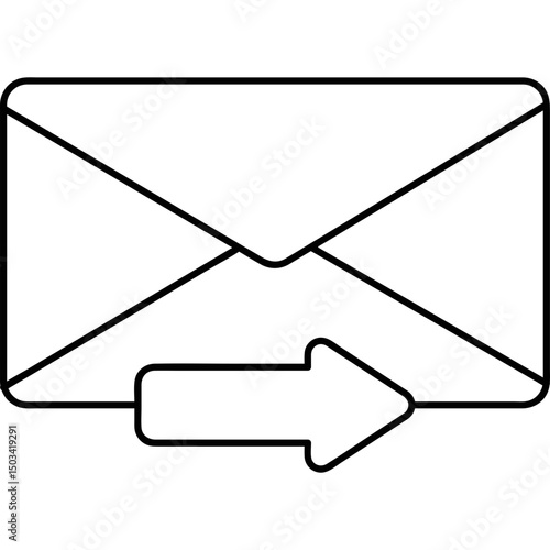 Modern Email Communication Vector Illustration
