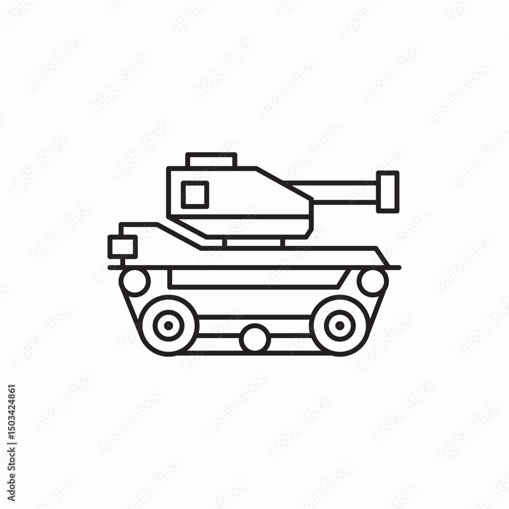 tank military weapon vehicle icon sign vector tank military weapon vehicle icon sign vector