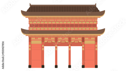 chinese temple entrance