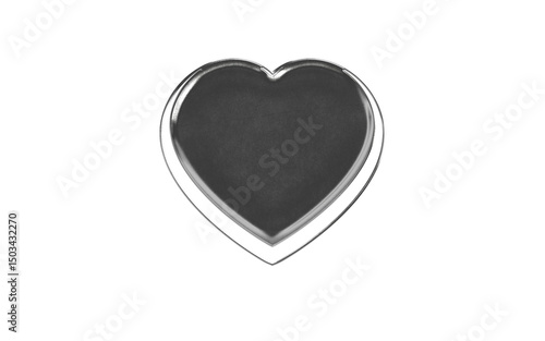 abstract chrome shape y2k element transparent background png