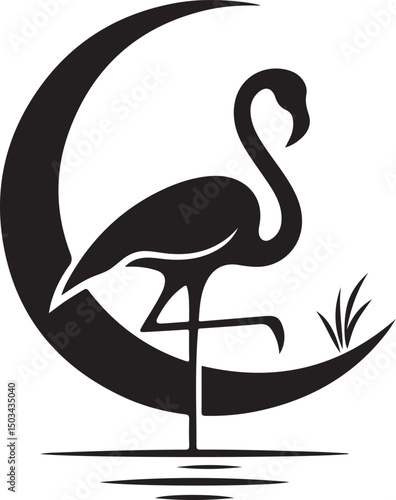 Flamingo Silhouette Vector
