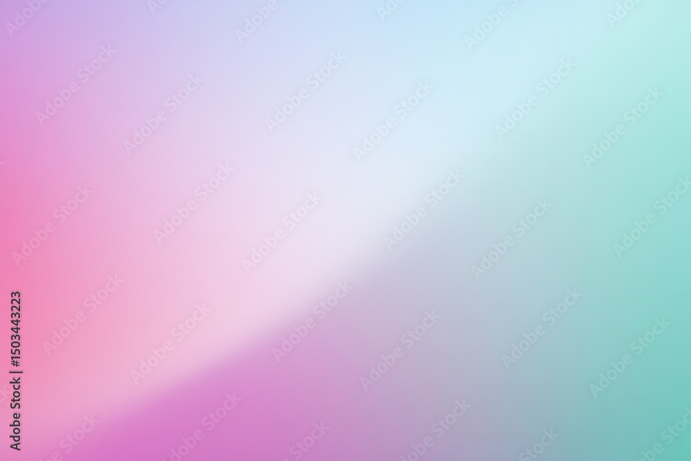 Fototapeta premium Abstract Pastel Gradient Background Soft Pink, Purple, and Teal Blend