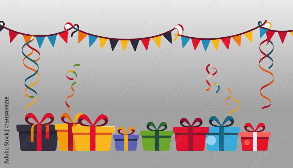 Colorful-Celebration-Background-with-Gifts-and-Bunting-Festive-Party-Decorations-for-Birthday-Holiday-Events-Joyful-Celebration-Design-Presents-Garland-Confetti Colorful-Celebration-Background-with-Gifts-and-Bunting-Festive-Party-Decorations-for-Birthday-Holiday-Events-Joyful-Celebration-Design-Presents-Garland-Confetti