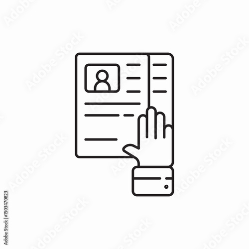 contract agreement signature hand icon sign vector
